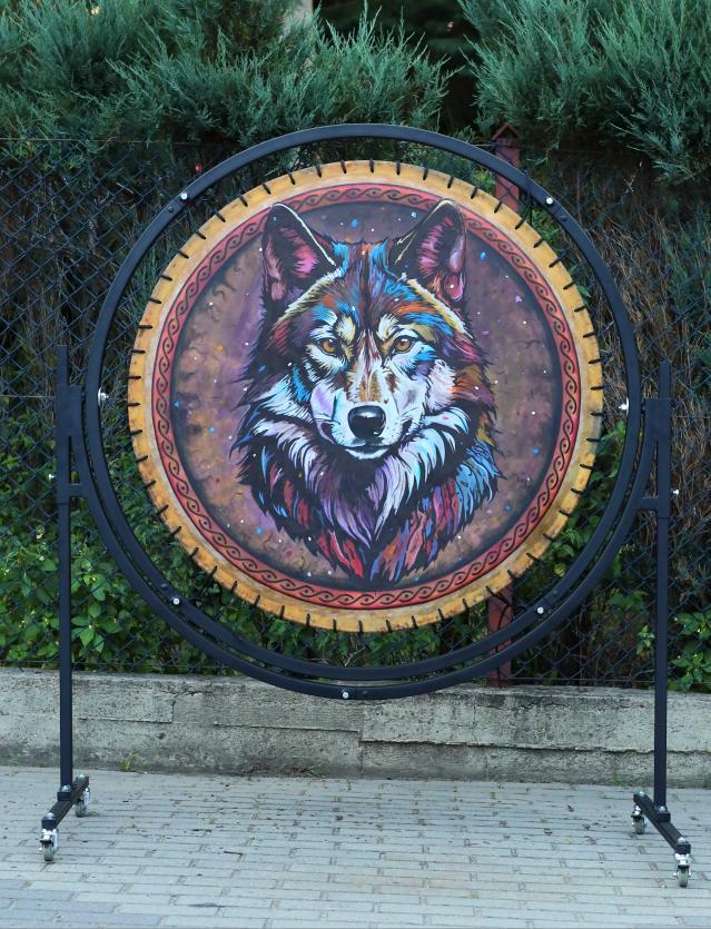 Mystic Wolf 42" Shamanic Drum