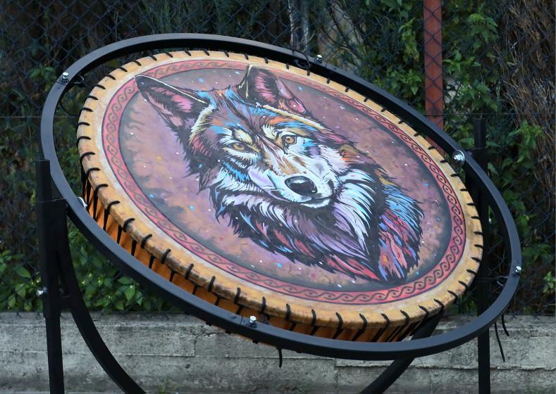 Mystic Wolf 42" Shamanic Drum