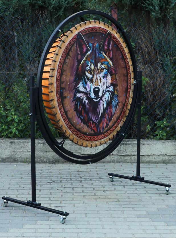 Mystic Wolf 42" Shamanic Drum